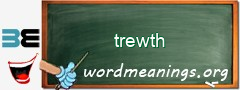 WordMeaning blackboard for trewth